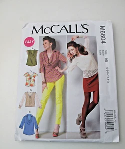 Mccalls Craft patterns vintage M6604 tops Size 6-8-10-12-14 (C) - Picture 1 of 7