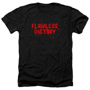 Mortal Kombat Klassic Heather T-Shirt Flawless Victory Black Tee - Picture 1 of 1