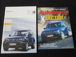 2004 BMW X3 3.0i 4.4i 4.6is DEALER-only Brochure E53 Product Information Catalog - Picture 1 of 9