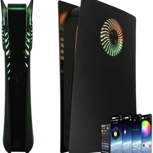 Faceplate with RGB Light Strip for PS5 Digital Edition 400+ Effects LED Light R - Picture 1 of 4