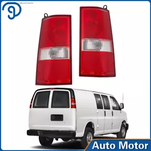 Conjunto de luces traseras izquierda+derecha para camioneta Chevy Express/Savana 1500 2500 3500 2003-2023 - Imagen 1 de 13
