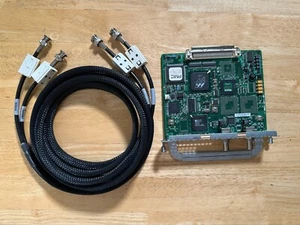 Cisco NM-1T3/E3 1-Port T3/E3 Network Module Card. w/Cisco Coaxial DS3 Cable! - Picture 1 of 4