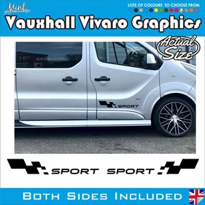 LWB SWB VAUXHALL VIVARO Camper Side Stripes Decals Stickers Van Graphics 265 - Picture 1 of 3