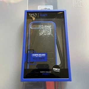 TYLT Bumpr Case for iPhone 5 - Black/Blue - Picture 1 of 5