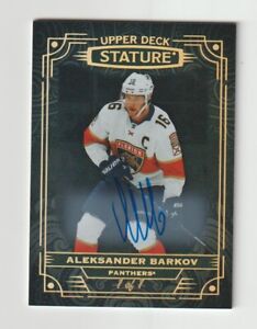 2022-23 Stature Aleksander Barkov BLACK ON CARD AUTO 1 of 1 Panthers 1/1 CC