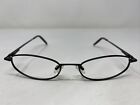 Clear Vision CAREY BLACK 49-16-135 Metal Full Rim Eyeglasses Frame G189