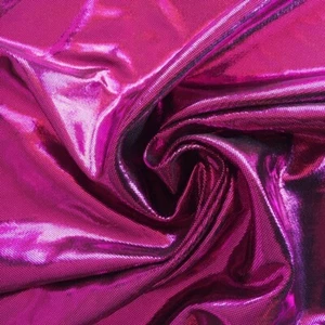 "Tela de disfraz de papel de aluminio metálico magenta fucsia de alto brillo brillante peso ligero 60" - Imagen 1 de 4
