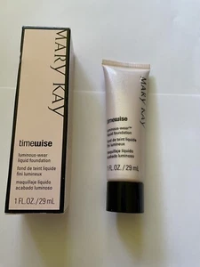 Mary Kay Time Wise Luminous Wear Liquid Foundation Ivory 3 038697 NOS 1 FL OZ - Picture 1 of 5