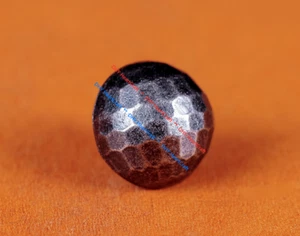 30pc 10MM SOLID SILVER HEXAGON BALL CONCHO STUD SPOTS RIVET LEATHER CRAFT DECOR - Picture 1 of 8