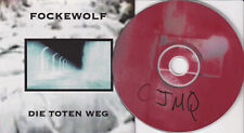 FOCKEWOLF Die Toten Weg (CD 2000) 12 Songs Industrial Goth Rock Album Made in US