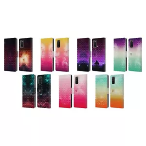 HEAD CASE DESIGNS STUDDED OMBRE LEATHER BOOK WALLET CASE FOR SAMSUNG PHONES 2 - Picture 1 of 13