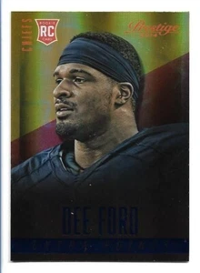 Dee Ford 2014 Panini Prestige Blue Extra Points Rookie #229 - Chiefs RC - Imagen 1 de 2