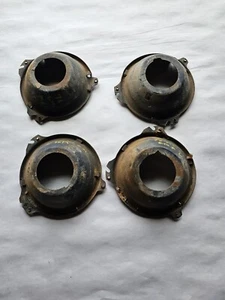 1974-1977 Mercury Grand Marquis Headlight Head Lamp Buckets Full Set 1975 1976 - Picture 1 of 13
