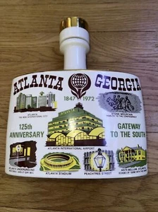 125th Anniversary Atlanta Georgia Decanter Marita Spirits 1972 #6223 Liverpool - Picture 1 of 14