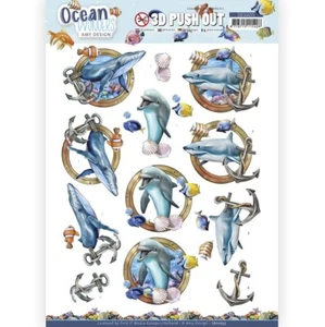 Find It 3D Diecut Decoupage A4 Pushout Kit - Ocean Wonders - Shark Underwater - Picture 1 of 1