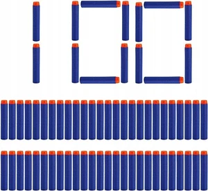 100 Schaumstoffpfeile für Nerf – Elite-Darts, 7,2 cm, runde Spitze, Universal - Bild 1 von 5