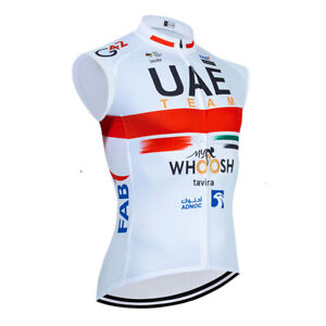 Giacca ciclismo UAE Gilet smanicato Antivento Bici MTB abbigliamento