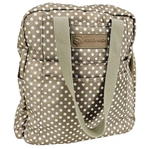 Sarah Wells Kelly Convertible Breast Pump Bag Rucksack grau gepunktet - Bild 1 von 15