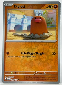 Pokémon DIGLETT Holograma Inverso Escarlata Violeta Obsidiana Llamas 103/197 - Imagen 1 de 2