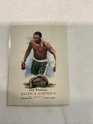 2007 Topps Allen & Ginter #82 Joe Frazier Boxing Heavyweight Champion (RC) ♨️♨️E - Image 1 of 4