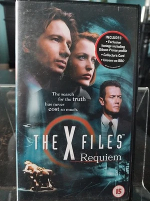 The x Files Requiem VHS Video Tape David Duchovny Gillian Anderson - Imagem 1 de 2