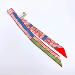 Muñeca Hermes Twilly Tresse H bufanda de seda marca - Imagen 1 de 5