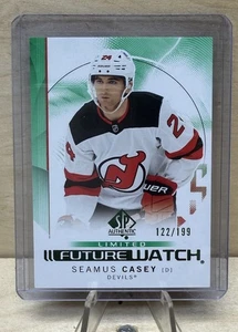 2024-25 SP Authentic Future Watch Limited Green /199 Seamus Casey #162 Rookie RC - Bild 1 von 2