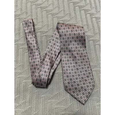 Pierre Cardin pink floral print silk tie - Image 1 of 4