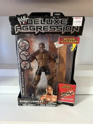 Figura de lucha libre élite WWE WWF Jakks Deluxe Aggression Bobby Lashley AEW ECW Foto 1 de 4