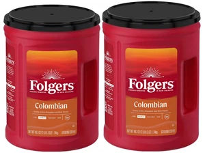 Folgers 100% Medium Roast Ground Colombian Coffee, 40.3 oz. (2 Pack) - Picture 1 of 9
