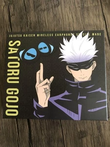 Near MINT JUJUTSU KAISEN WIRELESS EARPHONES SPECIAL MADE SATORU GOJO MODEL - Picture 1 of 7