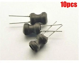 10Pcs Lead 8X10MM Inductor Magnetic Core 10Uh Radial Ic New gc - Picture 1 of 2