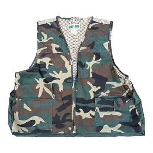 Game Winner Woodland Camo Game Vest Men's XL/2XL Upland Bird Hunting - Picture 1 of 9