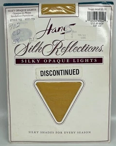 Vtg Hanes Opaque Pantyhose Lightweight Sandalfoot Saffron Size CD New Old Stock - Picture 1 of 6