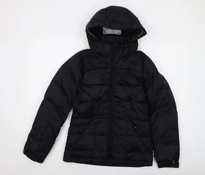 Burton Womens Black Puffer Jacket Size XS Zip - Picture 1 of 10