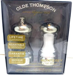 Olde Thompson Salt and Pepper Mills Monterey NEW - Picture 1 of 5