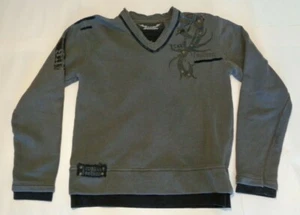 Rivaldi Fashion Size Large RINGO Grey Cotton New Women's Sweatshirt Sweater - Picture 1 of 12