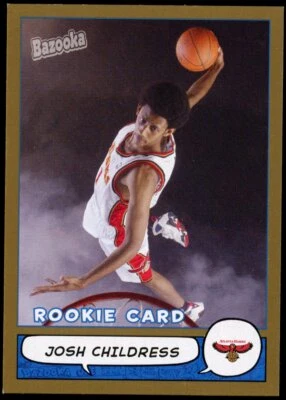 Bazooka #172 Josh Childress Gold Atlanta Hawks 2004 novato Foto 1 de 2