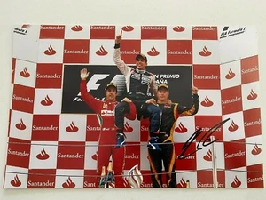 Kimi Raikkonen signed Lotus F1 A4 photo - Picture 1 of 2