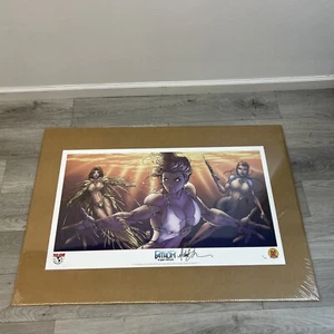 Fathom Triple Threat By Michael Turner Art Print Lithograph Signed & Numbered - Picture 1 of 8