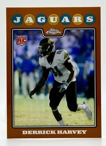 2008 Topps Chrome Copper Refractor Derrick Harvey RC 281/425 Jaguars - Picture 1 of 2