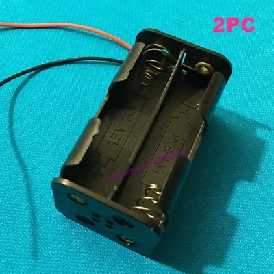 2X connector holder for 4X 1.5V AA UM3 battery OR 4X3.2V / 4X3.7V 14500  - Image 1 of 4