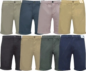 "Neu Herren Chinoshorts lässig Stretch dünne Passform Baumwolle Sommer halbe Hose 32""-42"" - Bild 1 von 12