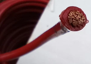 Red 144' 6 AWG Stranded Copper THHN THWN-2 Building Wire 600V - Picture 1 of 7
