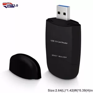 8-in-1 USB 3.0 5Gb/s Memory Card Reader For SD/SDHC/SDXC/MicroSDHC/MicroSDXC - Picture 1 of 3