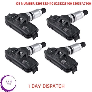 4X TPMS TYRE PRESSURE SENSOR 433MHZ FOR HYUNDAI IX35 KIA SPORTAGE SL 529332S410 - Picture 1 of 5