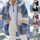 Women Jackets Warm Autumn and Winter Fluffy Coat Teddy Bear Loose Plush Hooded