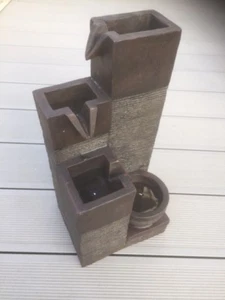 Zimmerbrunnen POT kantig modern mit LED-Beleuchtung - Sonderpreis - Bild 1 von 11