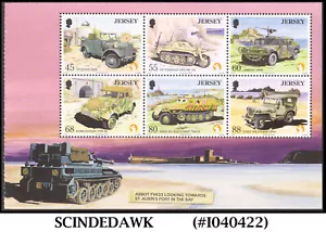JERSEY - 2013 MILITARY VEHICLES - MIN. SHEET MINT NH - Picture 1 of 1