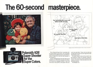 1976 Polaroid: 60 Second Masterpiece Vintage Print Ad - Bild 1 von 1